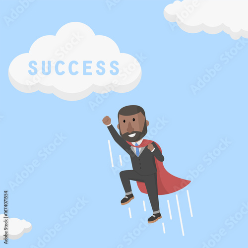Business Man concept for advertising design with vector illustration Design