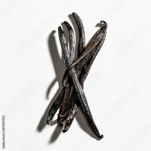 Vanilla ingredients photography