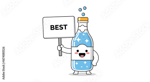 Premium hydration source with bubbles showing pure refreshment and natural sparkle