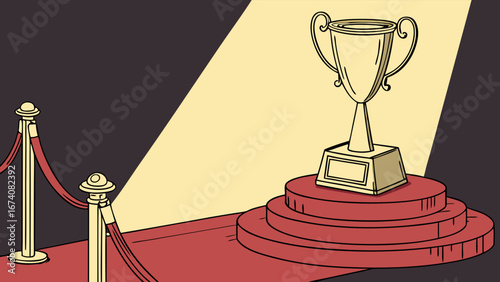 Award Ceremony on a Red Carpet.