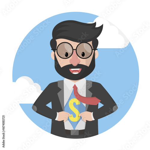 Business man concept design vector illustration 
