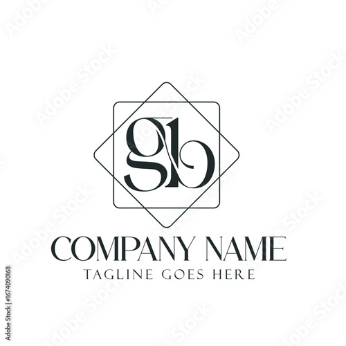 Letter GB or BG Creative Luxury Vector Logo Design for Jewelry, Boutique, and Business