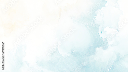 Blue wall background texture, watercolor background concept abstract cloudy sky,grungy effect sky-blue shades watercolor