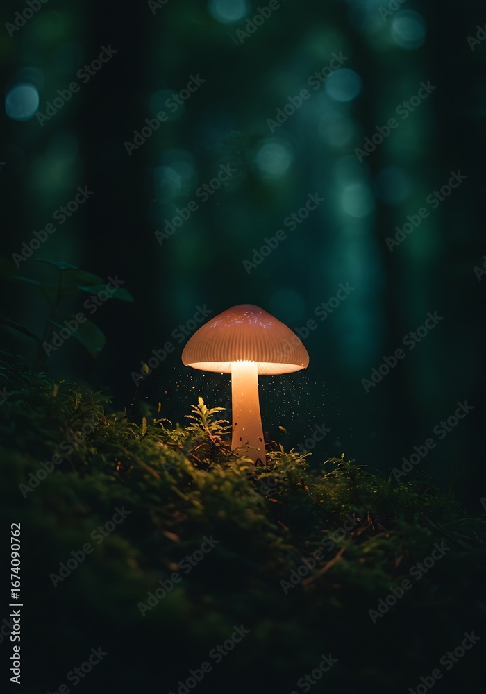 Fototapeta premium Forest's Glowing Heart