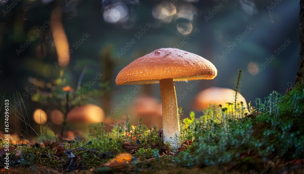 Fototapeta premium mushroom in the woods