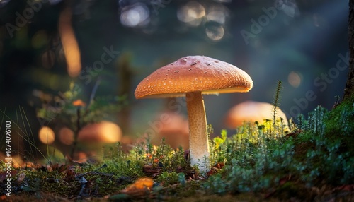 Wallpaper Mural mushroom in the woods Torontodigital.ca