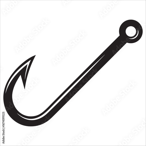 Fishing Hook Graphic Icon