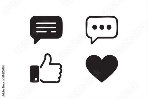 Internet Feedback and Reaction Icons for Social Media Content