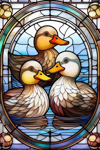 Animal estilo vitral 