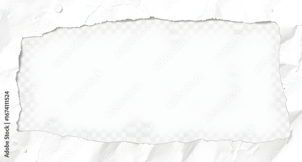 Obraz premium white torn paper