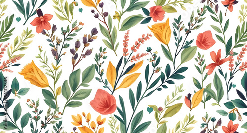 seamless, pattern, leaves, leaf, background, nature, botanical, foliage, plant, floral, greenery, green, natural, organic, garden, forest, jungle, tropical, eco, environment, decorative, repeat, repea