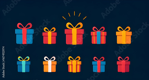 gift box set, present box collection, wrapped gift boxes, colorful gift boxes, surprise gift box set, birthday gift boxes, christmas gift boxes, holiday present set, celebration gift boxes, decorative