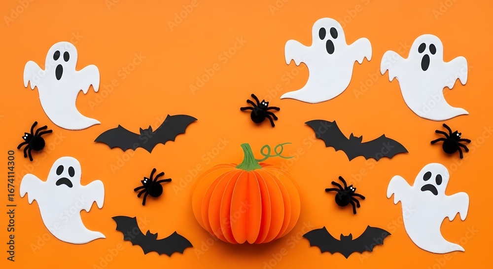 halloween seamless pattern with pumpkins halloween seamless pattern with pumpkins