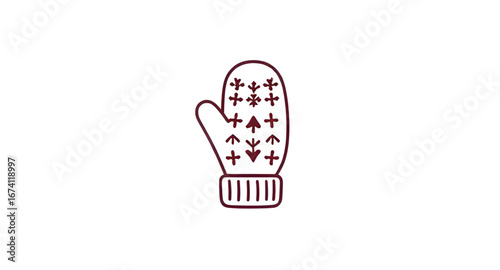 stylish gloves icon, knitted mittens vector, seasonal gloves icon, accessory gloves vector, hand protection icon, fabric gloves illustration, warm winter gloves, trendy gloves icon, cold season gloves