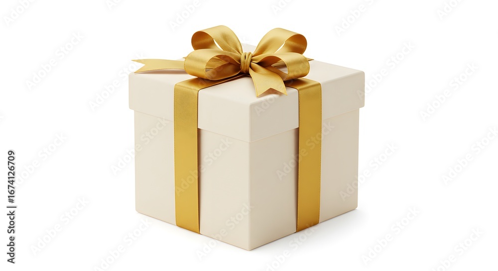 Obraz premium Gift Box on White Background