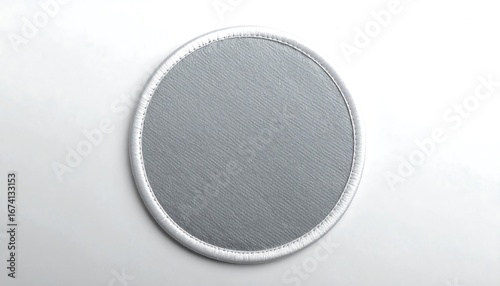 Gray circle patch