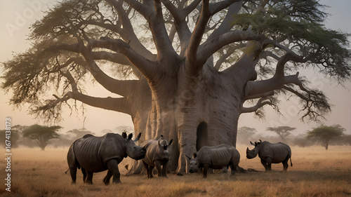 wildebeest in serengeti national park tanzania africa