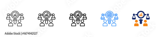 Benchmark Icon Different Style Outline Collection Set 