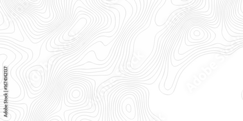 Abstract minimal The pattern discovery vector topo map. creative discovery White wave grid stripe line map topography. vector geographic contour mounted map background.	