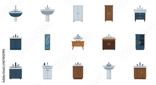 Bathroom vanity set collection: modern and classic designs for every space