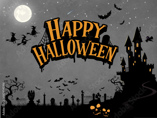 halloween background with halloween