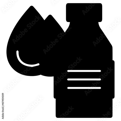 Hydration black icon