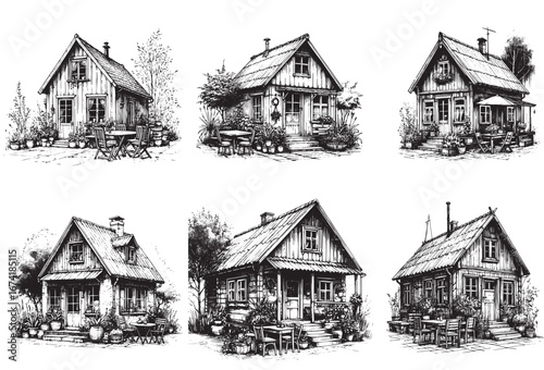 Cozy cottage collection showcases rustic charm and idyllic garden retreats for tranquil living inspiration