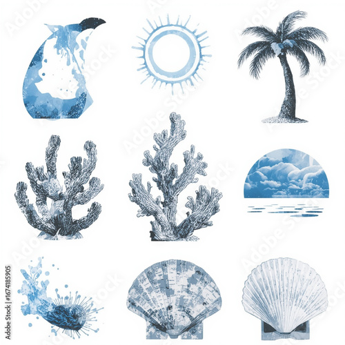 beach, tropical plants, underwater, diving, sea creatures, sailing, maritime, nautical, seascape, paradise, island life, coastal