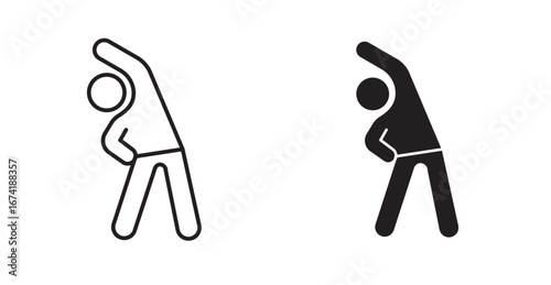 stretching icon