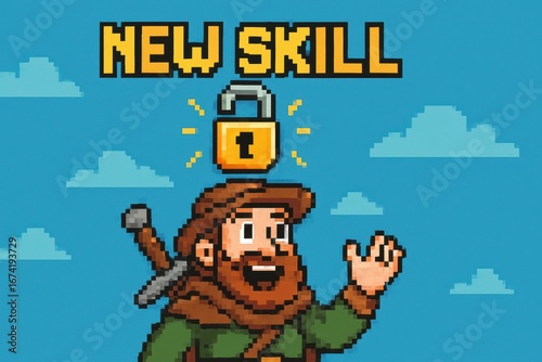 A Bearded Adventurer Unlocks a New Skill