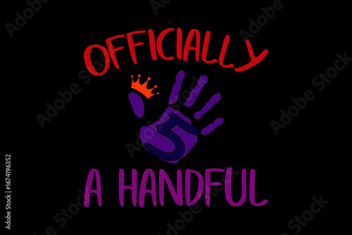 officially handful svg family quotes typography t-shirt design for cricut.
