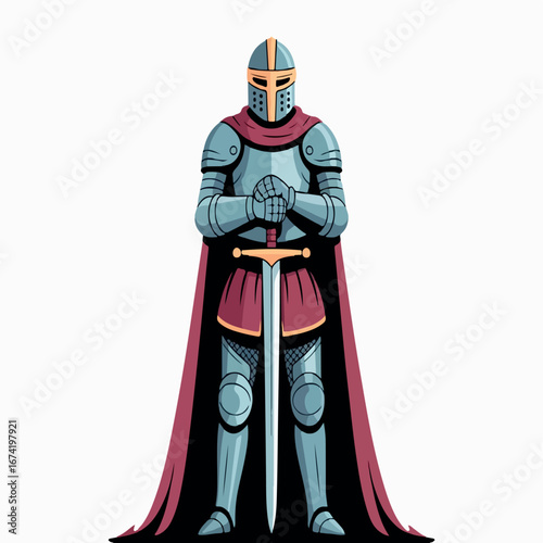 warrior, illustration, halloween, cartoon, sword, soldier, knight, fantasy, vector, woman, costume, armor, boy, medieval, 3d, pirate, red, child, hat