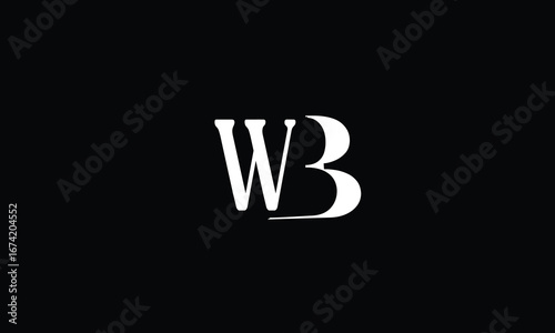 WB,BW,WB,BW abstract, letters, logo, monogram, style, symbols, ambitions, icons, 
