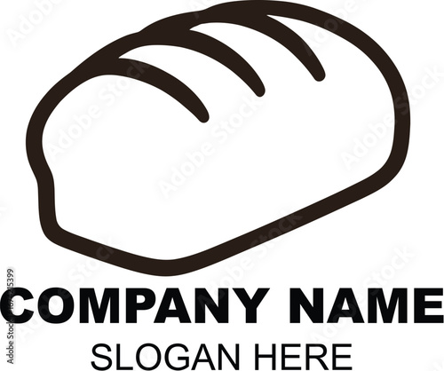 Modern Loaf Bread Bakery Logo Design for Your Business
