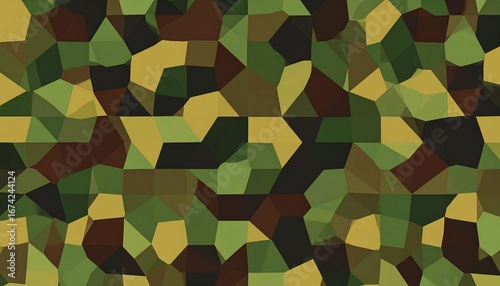 Abstract polygonal camouflage pattern (1)