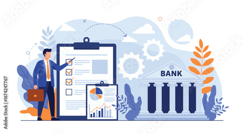 Business analysis chart with sales data and economic growth graph. Concept of business strategy, planning and financial success. Stock market, banking, and revenue growth strategy.