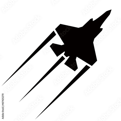 contrail and fighter jet silhouette,Fighter jets performing aerobatic flyovers at air shows and major events