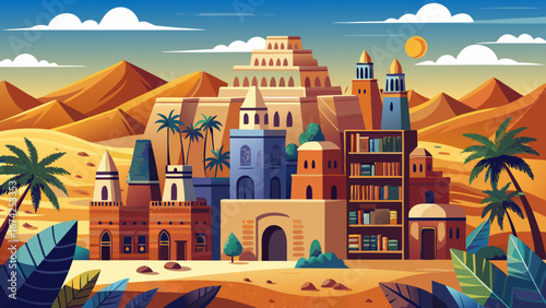 Timbuktu in Mali, a legendary city of knowledge, with ancient libraries filled with Islamic manuscripts, still standing in the desert as a beacon of West Africa’s golden intellectual heritage.