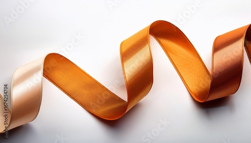 abstract swirling ribbons on white