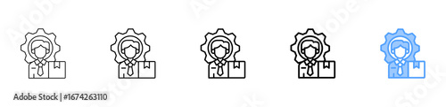 Specialist Product Icon Different Style Outline Collection Set 