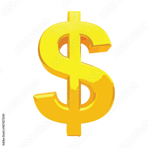 golden dollar sign