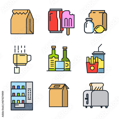 Line icon Vector illustration design