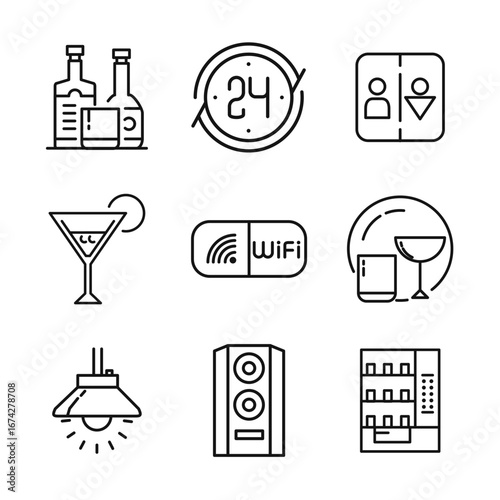 Line icon Vector illustration design