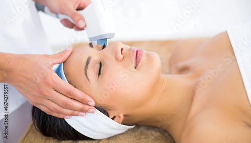 Woman receiving facial treatment (1)