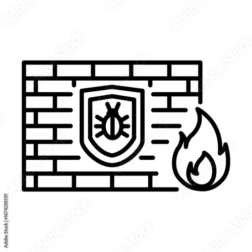 Line icon Vector illustration design
