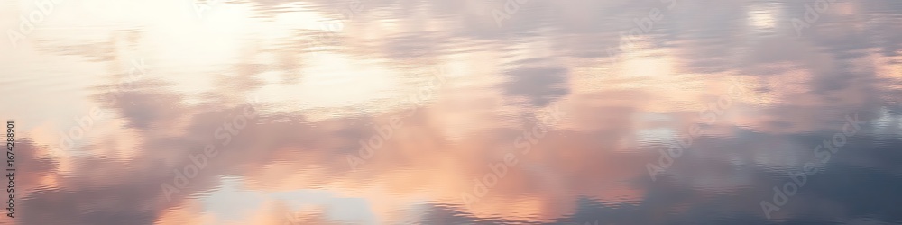 Fototapeta premium Abstract water reflection background for desktop wallpaper and calming nature photography theme use