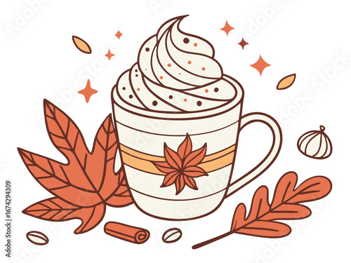 pumpkin spice latte coffee 