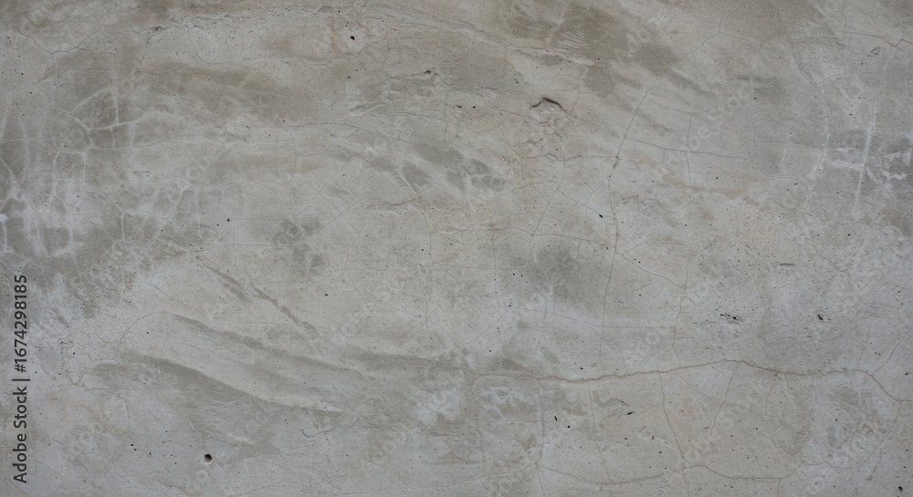 Naklejka premium Concrete Floor Surface with Textured Gray Finish and Cracks for Industrial or Modern Design
