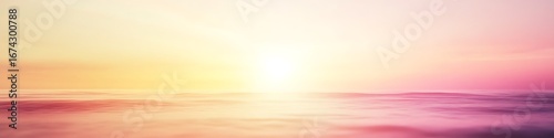 Ocean sunset background wallpaper aesthetic pink yellow sky horizon nature travel seascape summer sunrise view