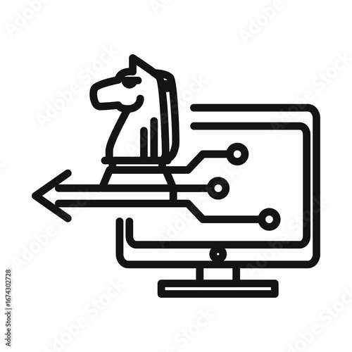 Line icon Vector illustration design